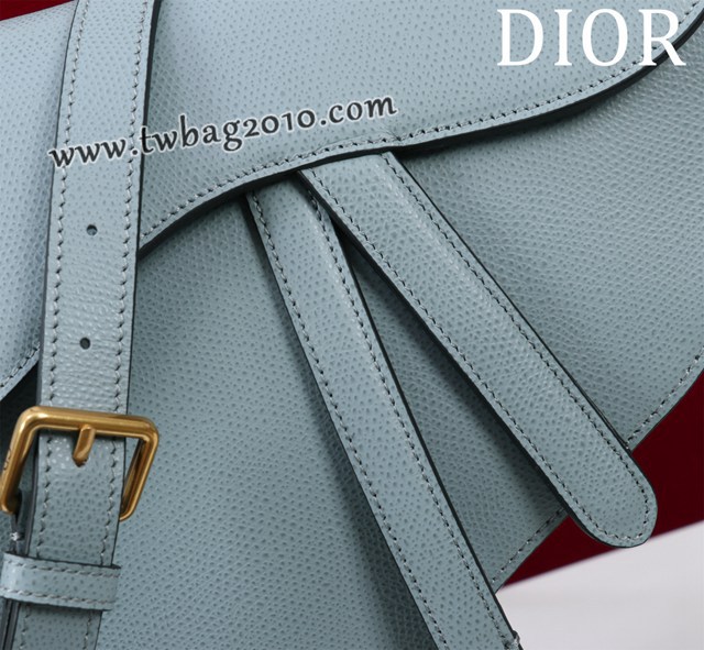 Dior专柜新款迪奥高仿原单长肩带大小号牛皮马鞍包手拎斜挎包 djfk1807